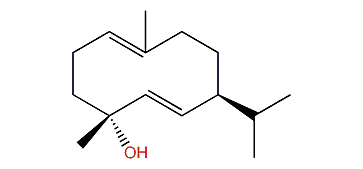 1-Hydroxy-1,7-dimethyl-4-isopropyl-2,7-cyclodecadiene
